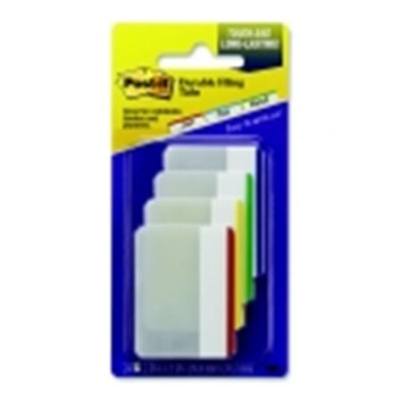 Post-It Sticky note 2 x 1.5 in. Durable File Tab; Pack 24 390177